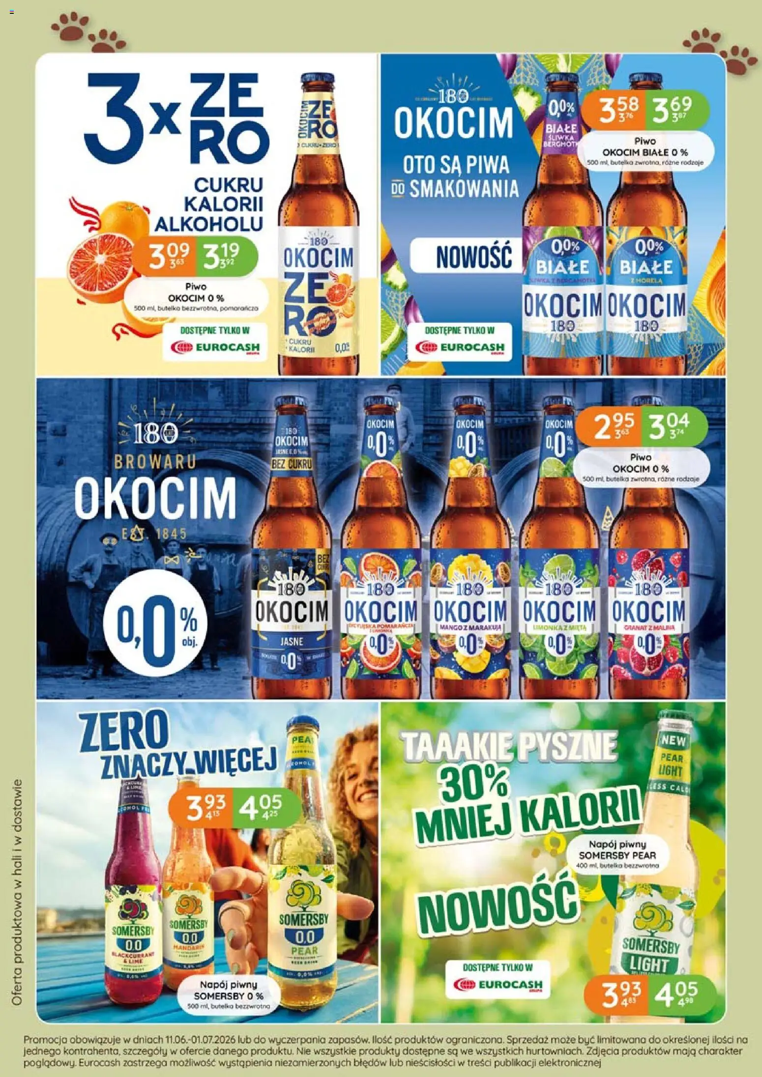 Eurocash gazetka - Biwak od 11.06.2026 | Strona: 28 | Produkty: Limonka, Mięta, Piwo, Somersby