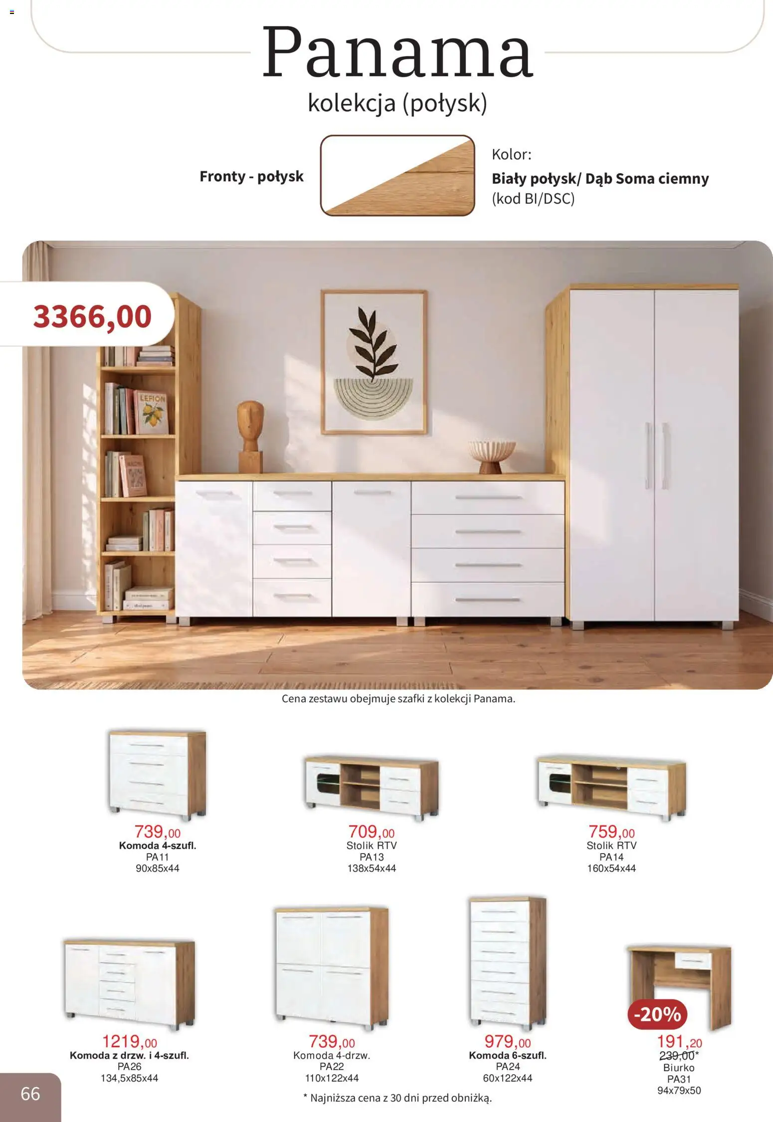 Bodzio Katalog od 01.10.2026 | Strona: 66 | Produkty: Komoda, Biurko