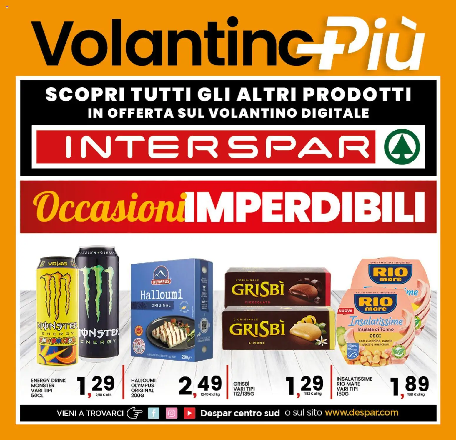 Volantino Interspar del 20/07/2026 | Pagina: 17 | Prodotti: Insalata, Carote, The, Tonno