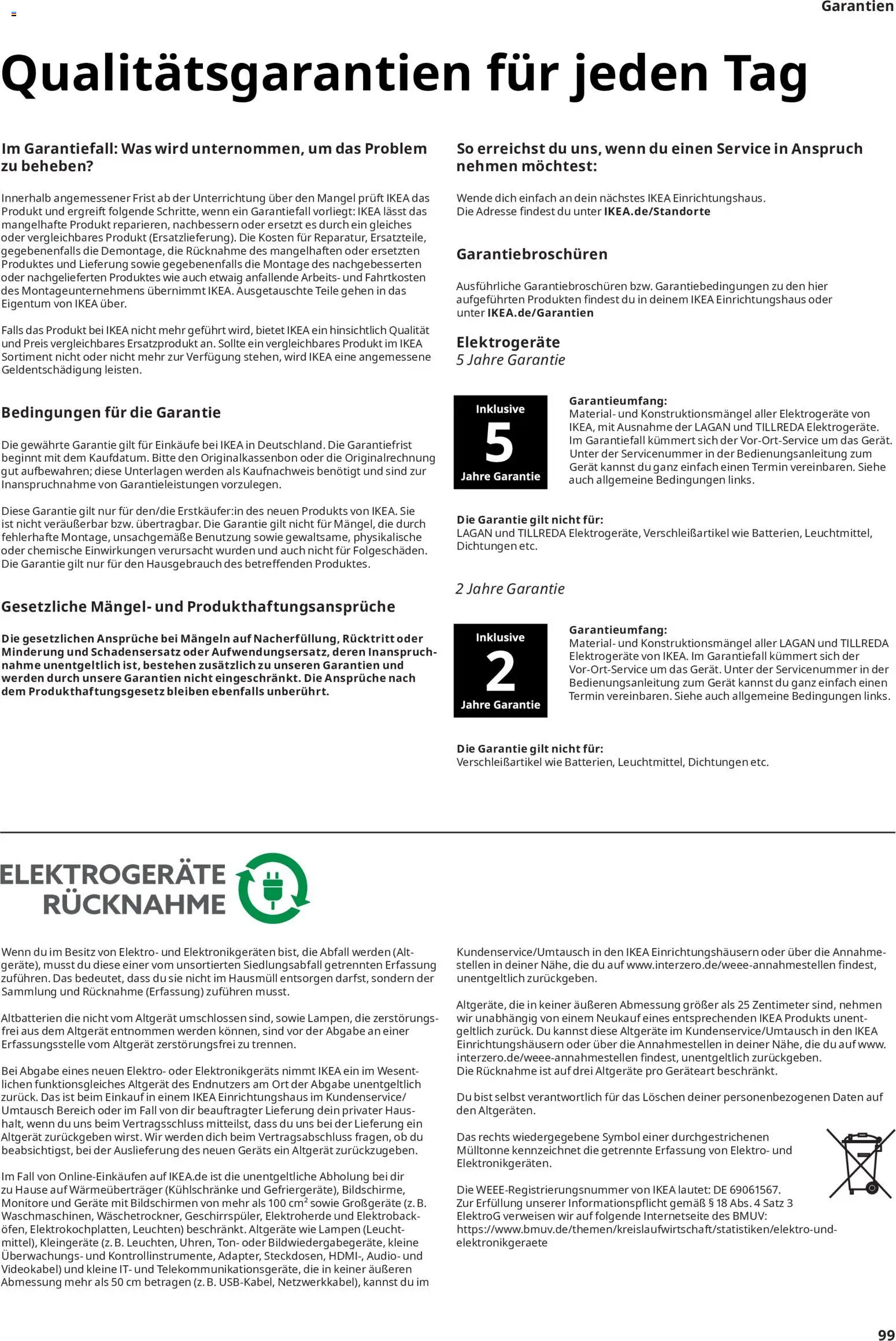 Ikea Elektrogeräte – gültig ab 19.06.2026 | Seite: 99