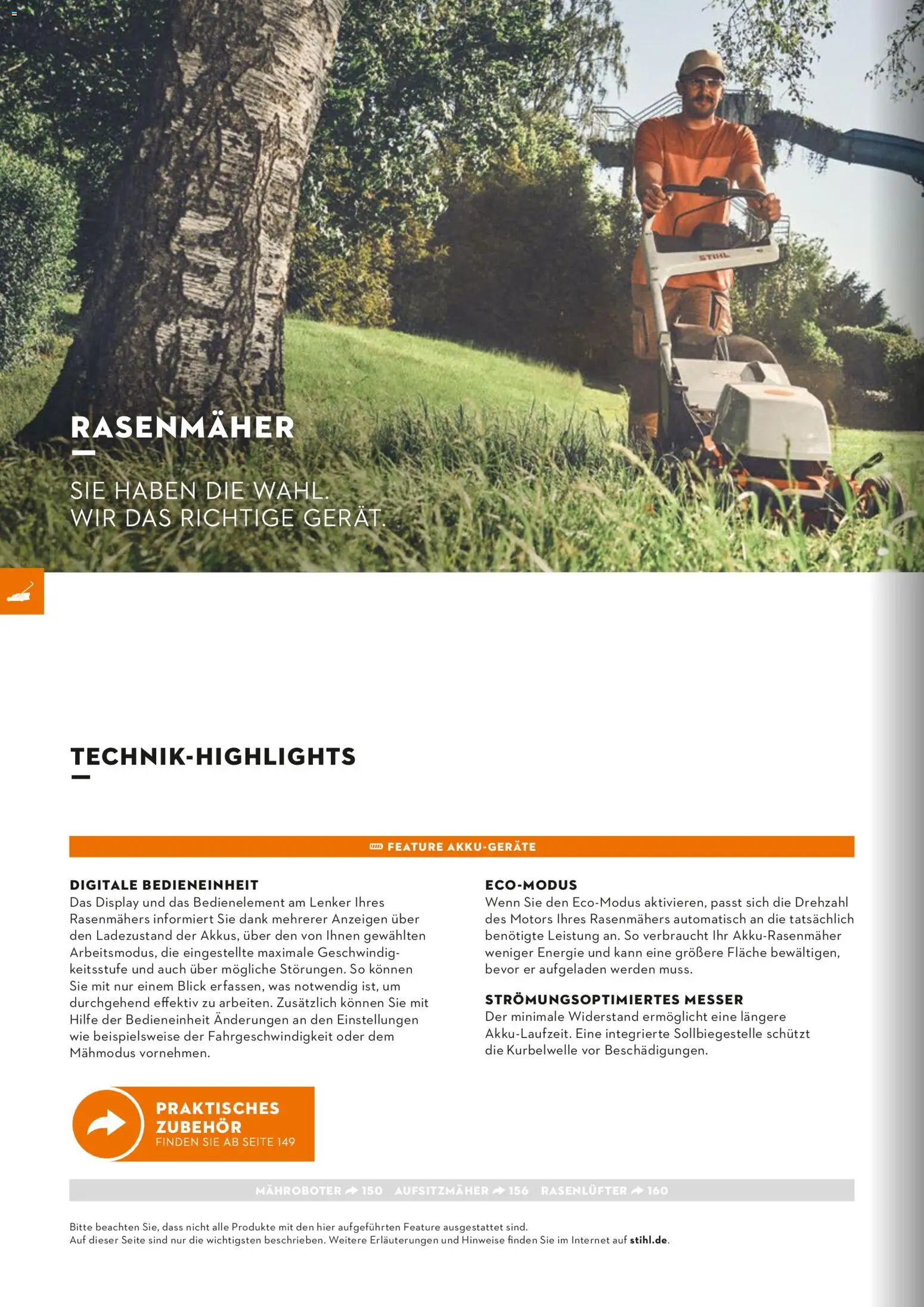 STIHL Katalog – gültig ab 01.01.2026 | Seite: 132 | Produkte: Rasenmäher