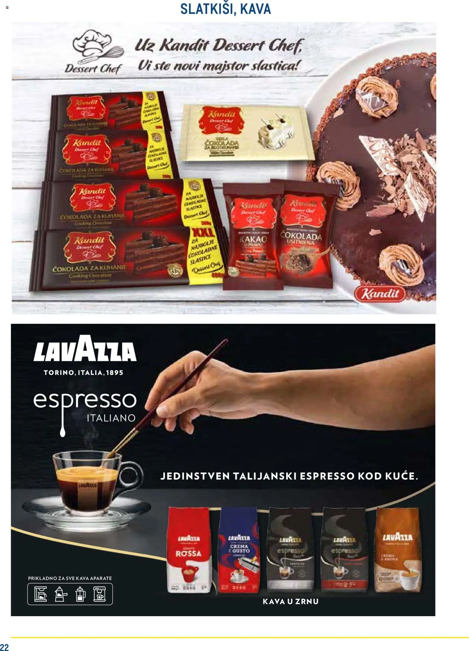 Metro katalog | vrijedi od 03.06.2026 | Stranica: 22 | Proizvodi: Kava u zrnu, Kava, Čokolada, Kakao