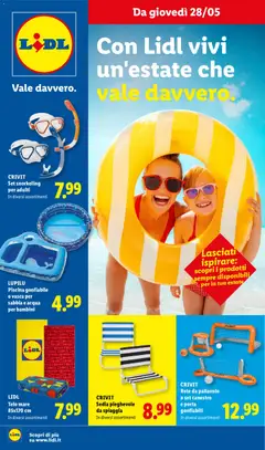 Anteprima del volantino Lidl volantino Estate che vale valido a partire dal 28/05/2026