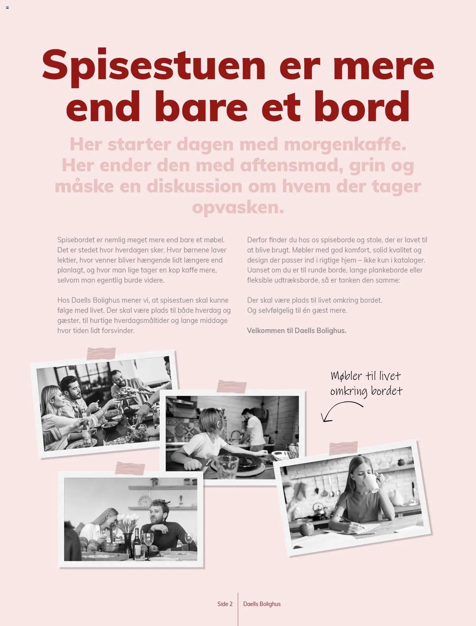 Daells Bolighus tilbudsavis – gyldig fra 15/04/2026 | Side: 2 | Produkter: Kaffe, Maske, Bord, Spiseborde