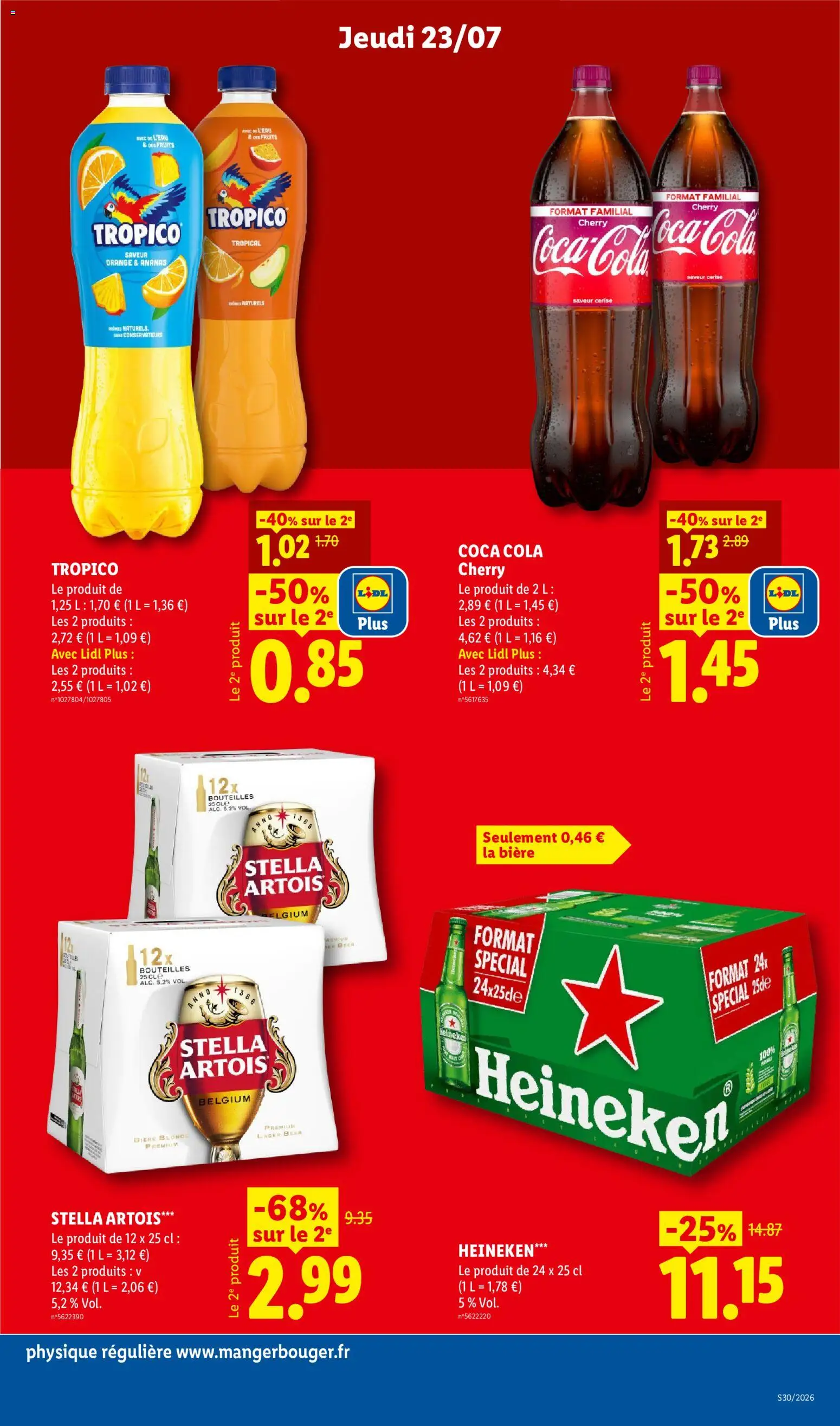 {H1} | Page: 21 | Produits: Coca, Coca cola, Bière, Cerise