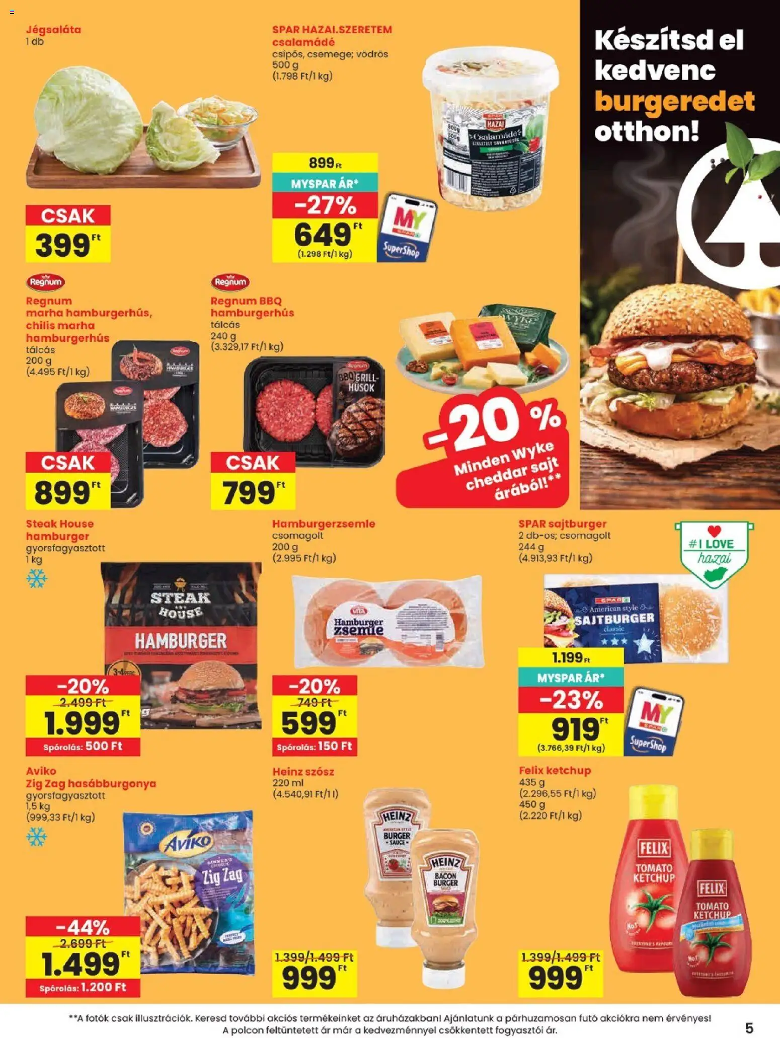Spar akciós ujság - amely érvényes a következő dátumtól: 25.06.2026 | Oldal: 5