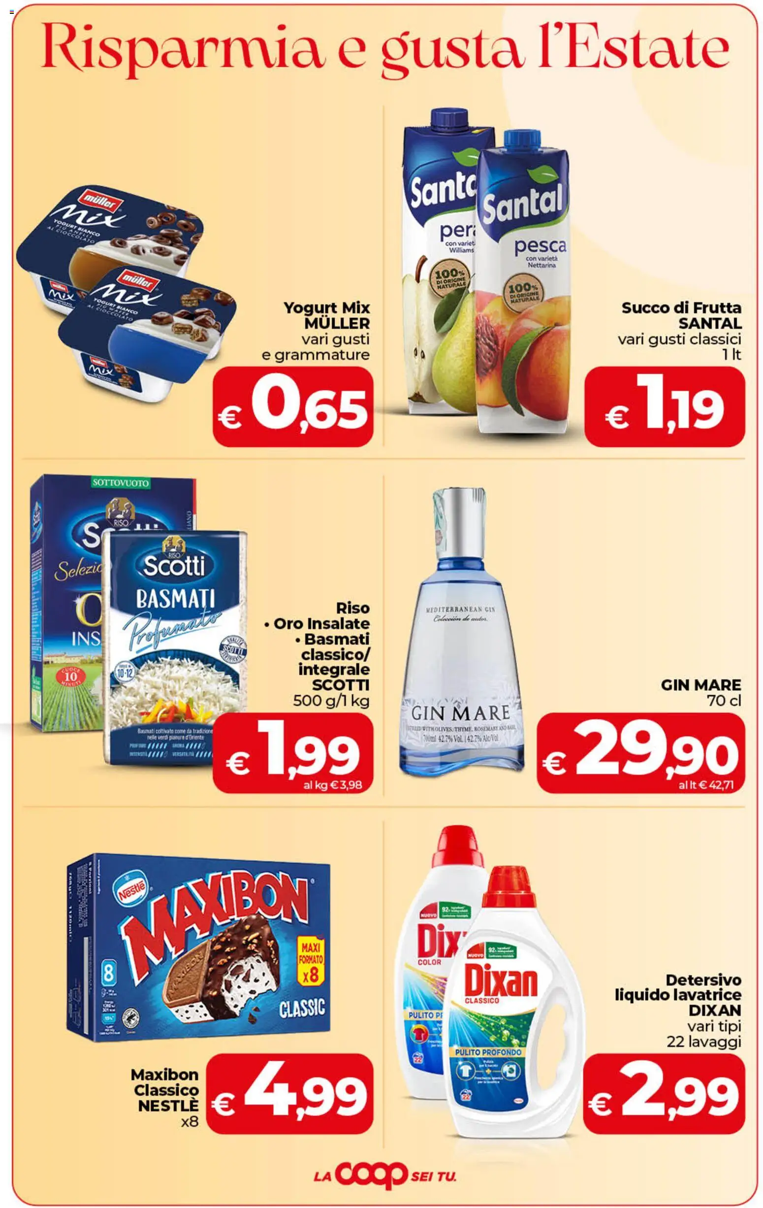Volantino COOP del 10/07/2026 | Pagina: 3 | Prodotti: Cioccolato, Frutta, Pesca, Succo di frutta