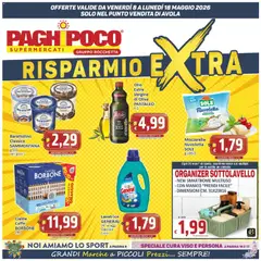Anteprima del volantino Paghi Poco volantino Avola valido a partire dal 08.05.2026