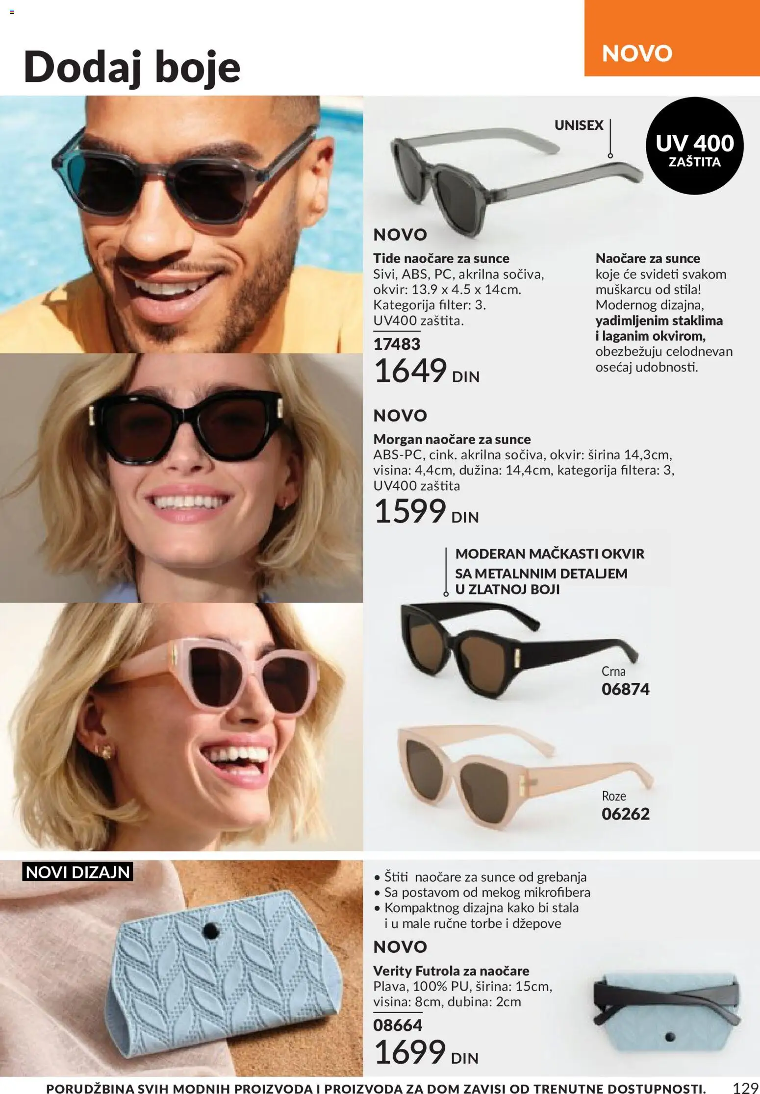 AVON katalog - važi od 01.06.2026 | Strana: 129 | Proizvode: Naočare, Futrola