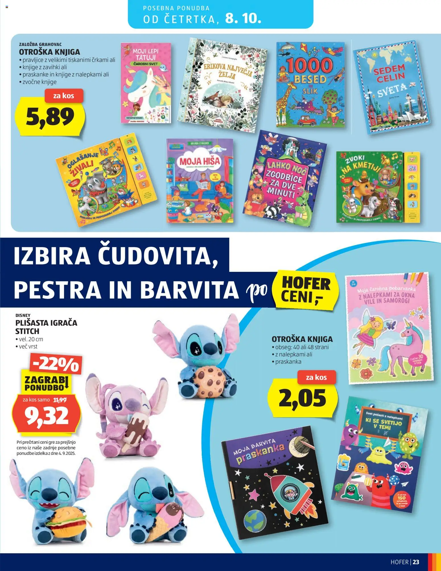Novi Hofer katalog ponudbe – veljaven od 30.09.2026 | Stran: 23