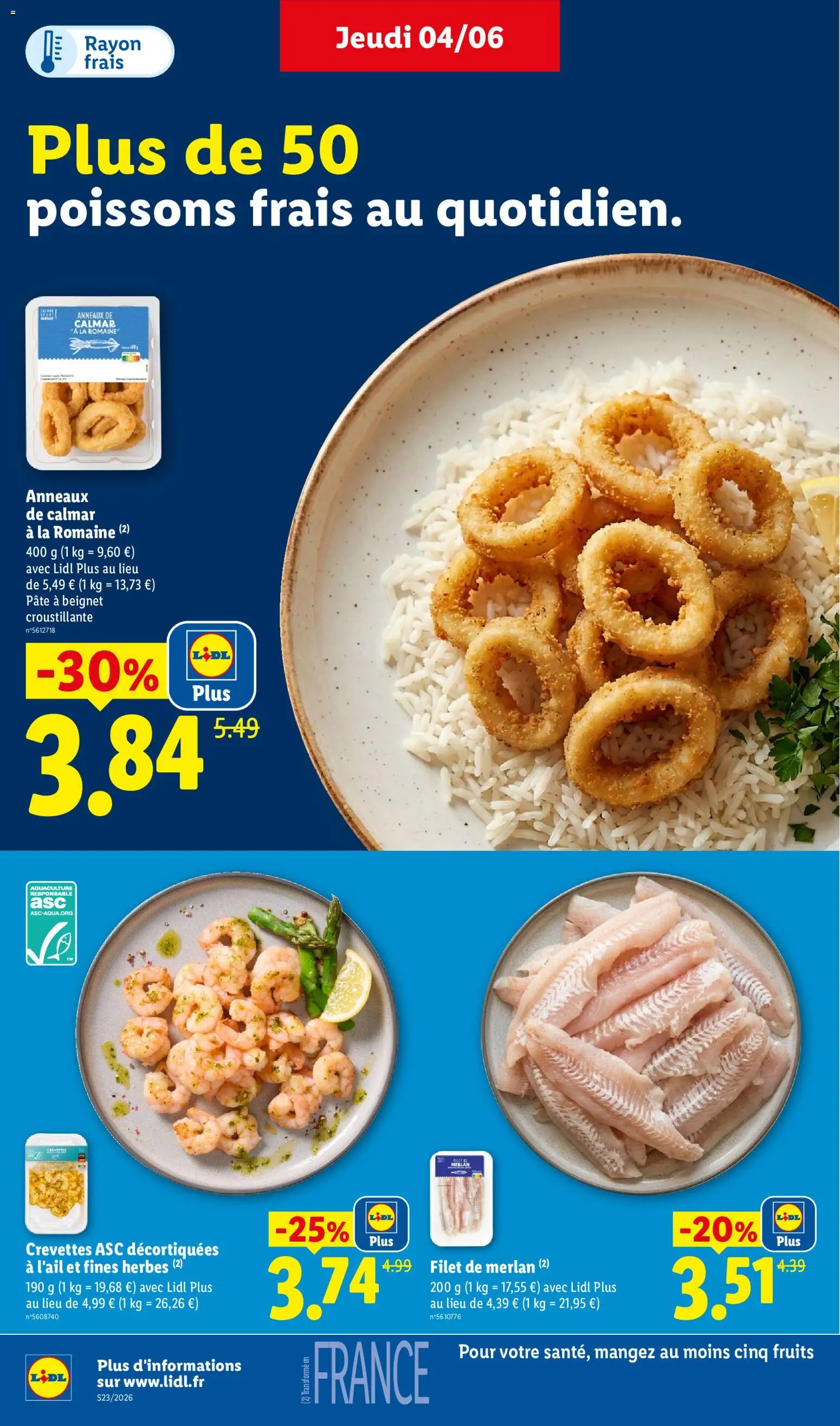 {H1} | Page: 8 | Produits: Crevettes
