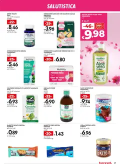 Anteprima del volantino bennet volantino Bellezza valido a partire dal 17/09/2026 | Pagina: 17 | Prodotti: Crema, Nocciole, Fegato, Integratore alimentare