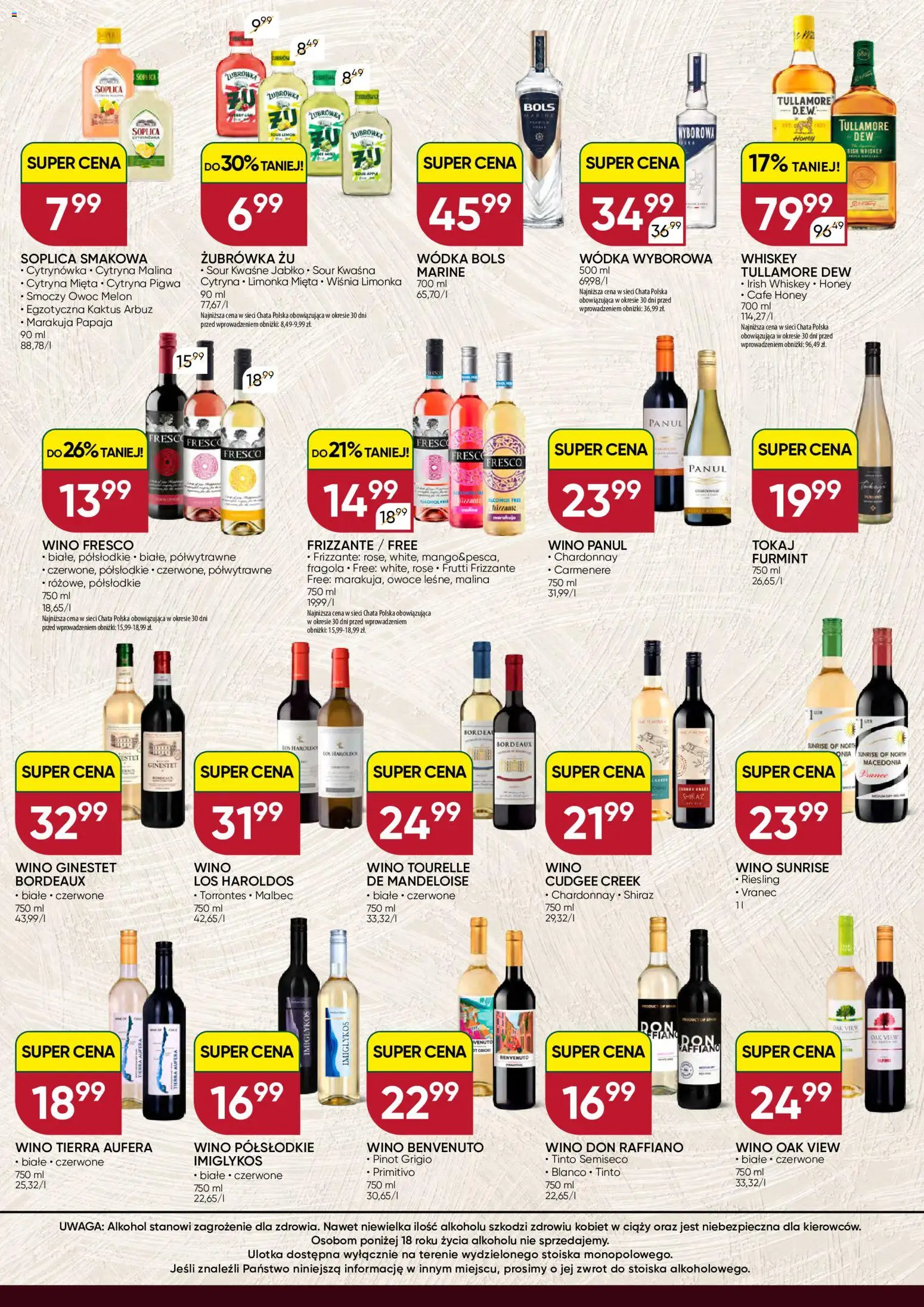 Chata Polska gazetka - Mocna Oferta od 25.08.2026 | Strona: 2 | Produkty: Limonka, Smoczy owoc, Papaja, Wino fresco