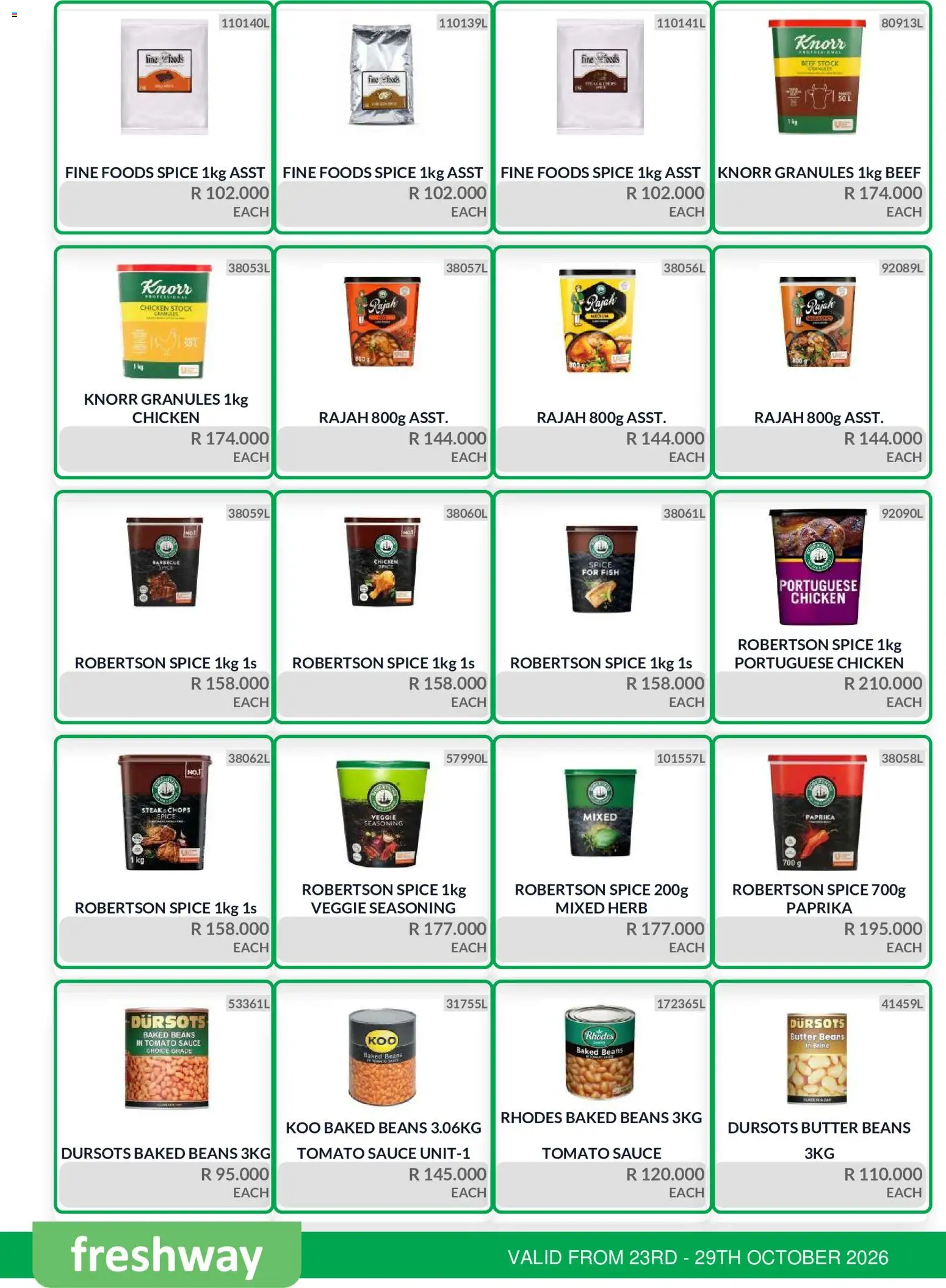 New KIT KAT Cash & Carry catalogue – valid from 23/10/2026 | Page: 4 | Products: Baked beans, Steak, Beef, Tomato sauce