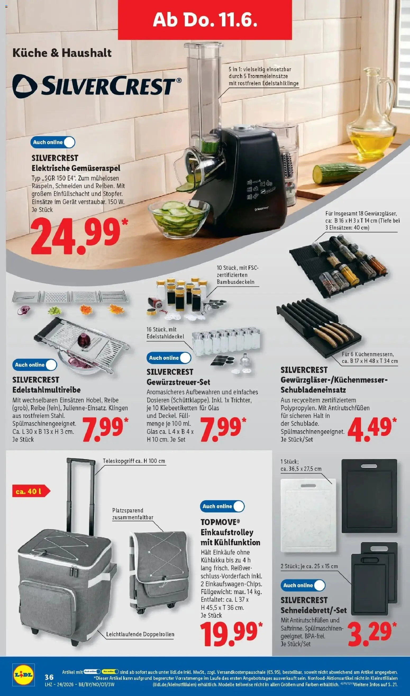 Lidl Prospekt Senftenberg – gültig ab 08.06.2026 | Seite: 58 | Produkte: Küche