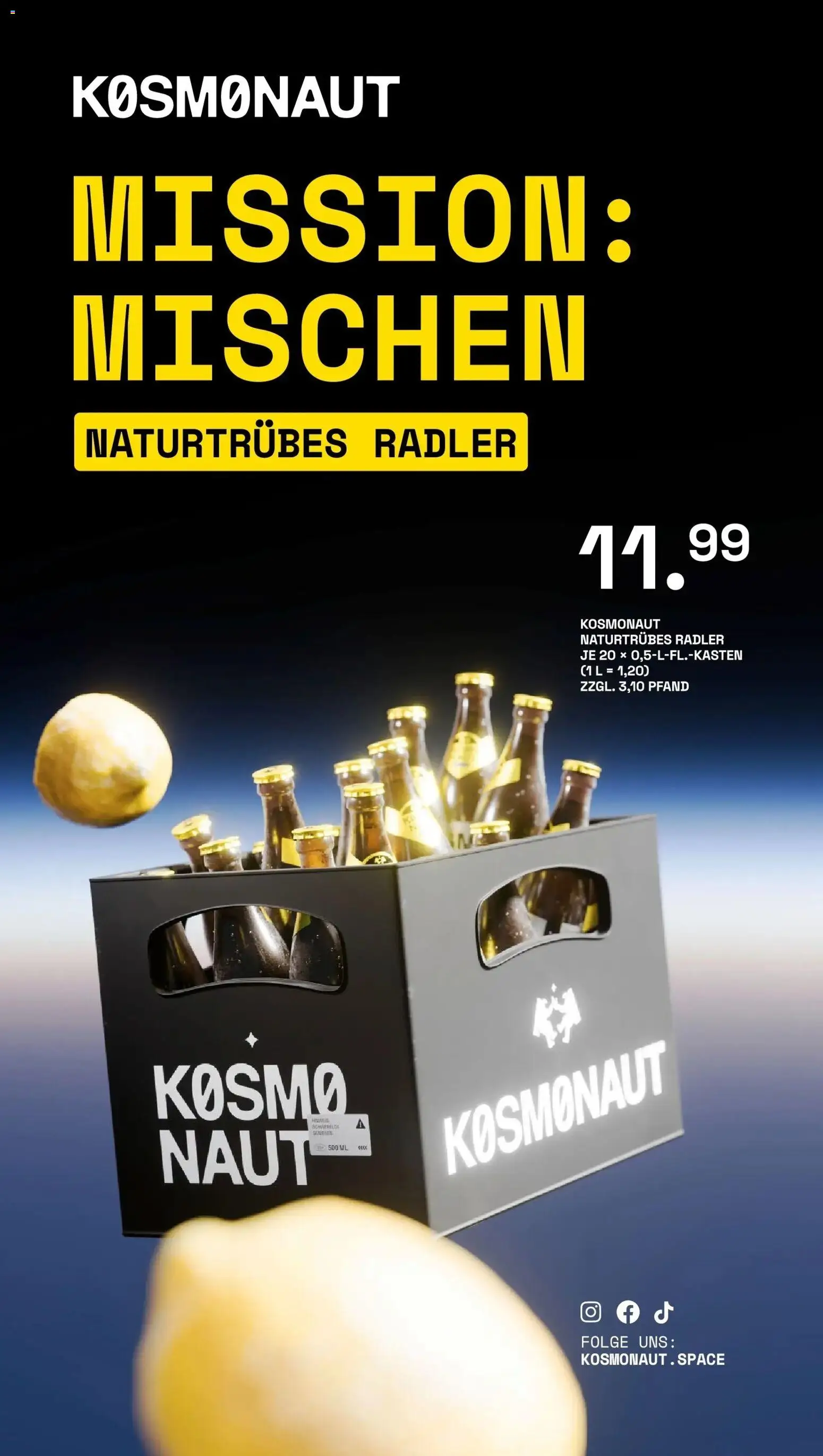Rewe Prospekt Hohen Neuendorf Ot Bergfelde	 – gültig ab 12.04.2026 | Seite: 22 | Produkte: Radler
