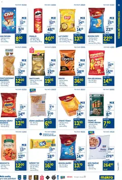 Náhled letáku Makro leták - Stabilně výhodná cena od 18.05.2026 | Strana: 21 | Produkty: Bramburky, Bruschetta, Tortilla, Křupky
