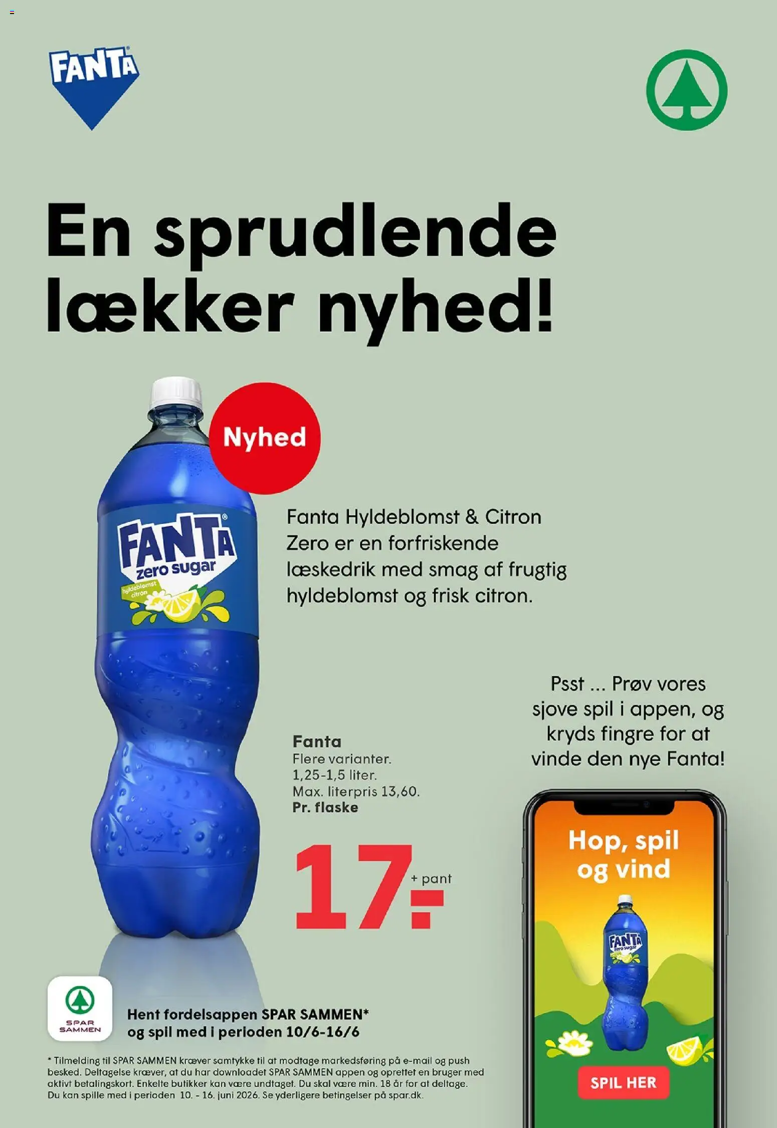 Spar tilbudsavis – gyldig fra 12/06/2026 | Side: 18 | Produkter: Fanta, Spil