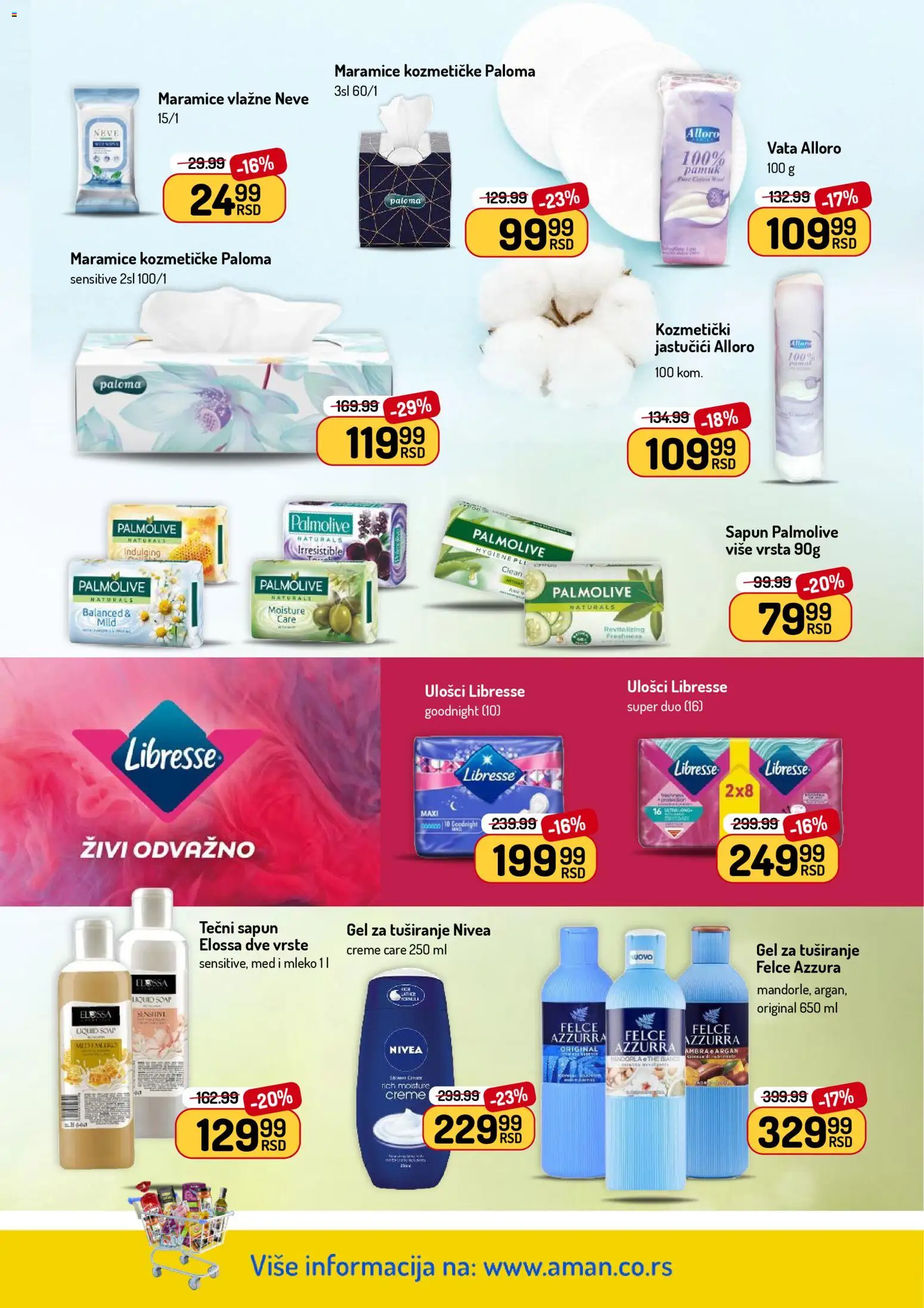 Aman katalog - važi od 27.04.2026 | Strana: 42 | Proizvode: Palmolive, Nivea, Sapun, Gel za tuširanje