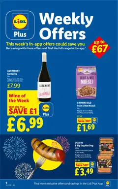 Preview of Weekly offers Lidl Wales valid from 29/10/2026 | Page: 6 | Products: Fruit, Wine, Honey, Hot dog