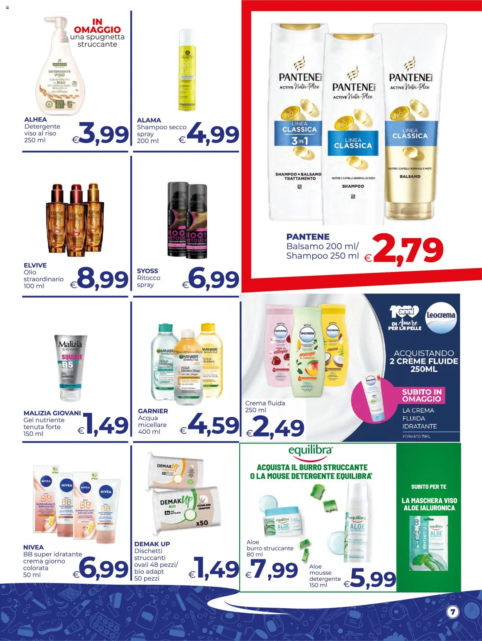 Volantino Pilato del 21/07/2026 | Pagina: 7 | Prodotti: Shampoo, Riso, Detergente, Olio