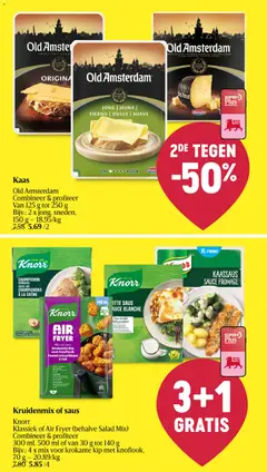 AIR, FRYER, Mix voor/pour, Krokante Kip, met knoflook, Poulet croustillant, à l'ail, Knorr Air Fryer Mix voor krokante kip met knoflook - Voorbeeld van een folder van Delhaize, geldig van 16/07/2026 | Pagina: 17 | Producten: Kip, Crème, Champignon, Kaas