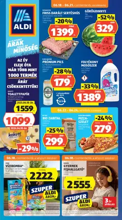 Aldi akciós újság - amely érvényes a következő dátumtól: 18.06.2026