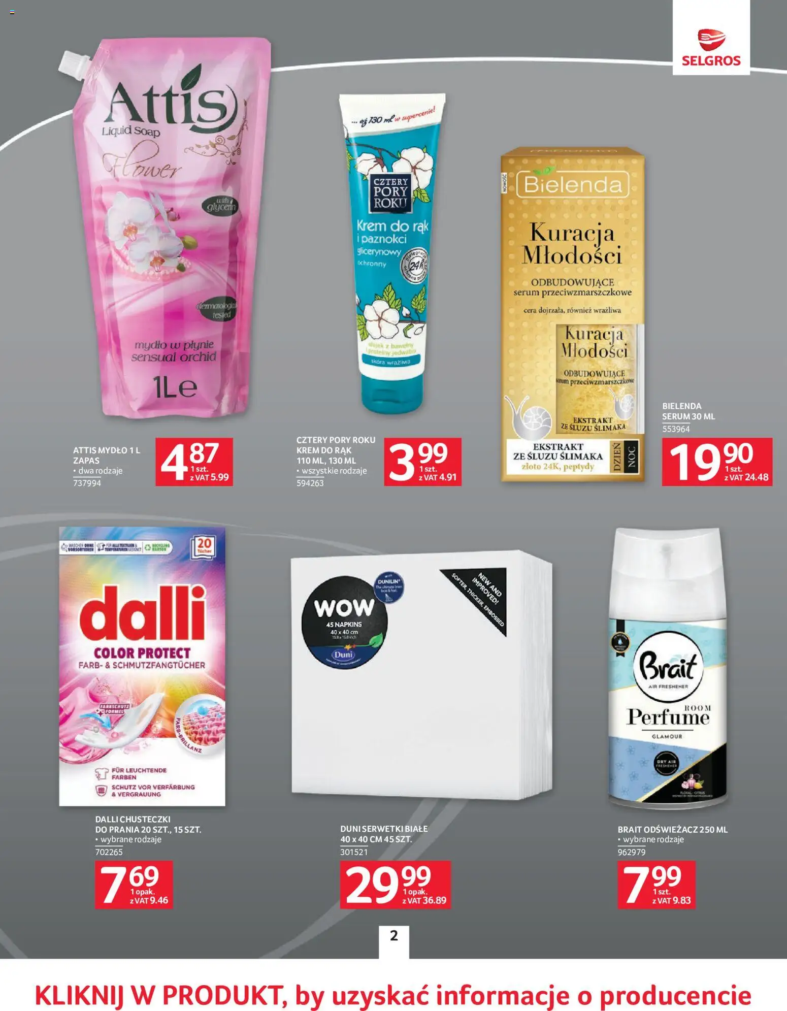 Selgros cash&carry gazetka od 02.06.2026 | Strona: 35 | Produkty: Odświeżacz, Krem do rąk, Mydło, Krem