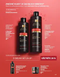 Avon leták platný od 01.09.2026 | Strana: 157 | Produkty: Masky, Šampón, Kondicionér, Maska
