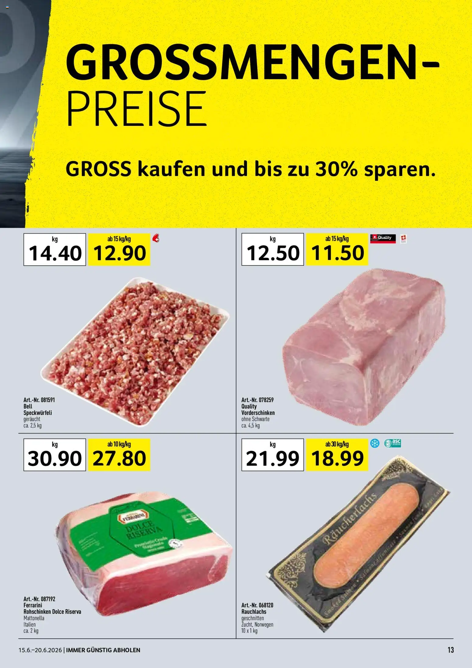 Prodega aktionen – gültig ab 15.06.2026 | Seite: 13 | Produkte: Räucherlachs