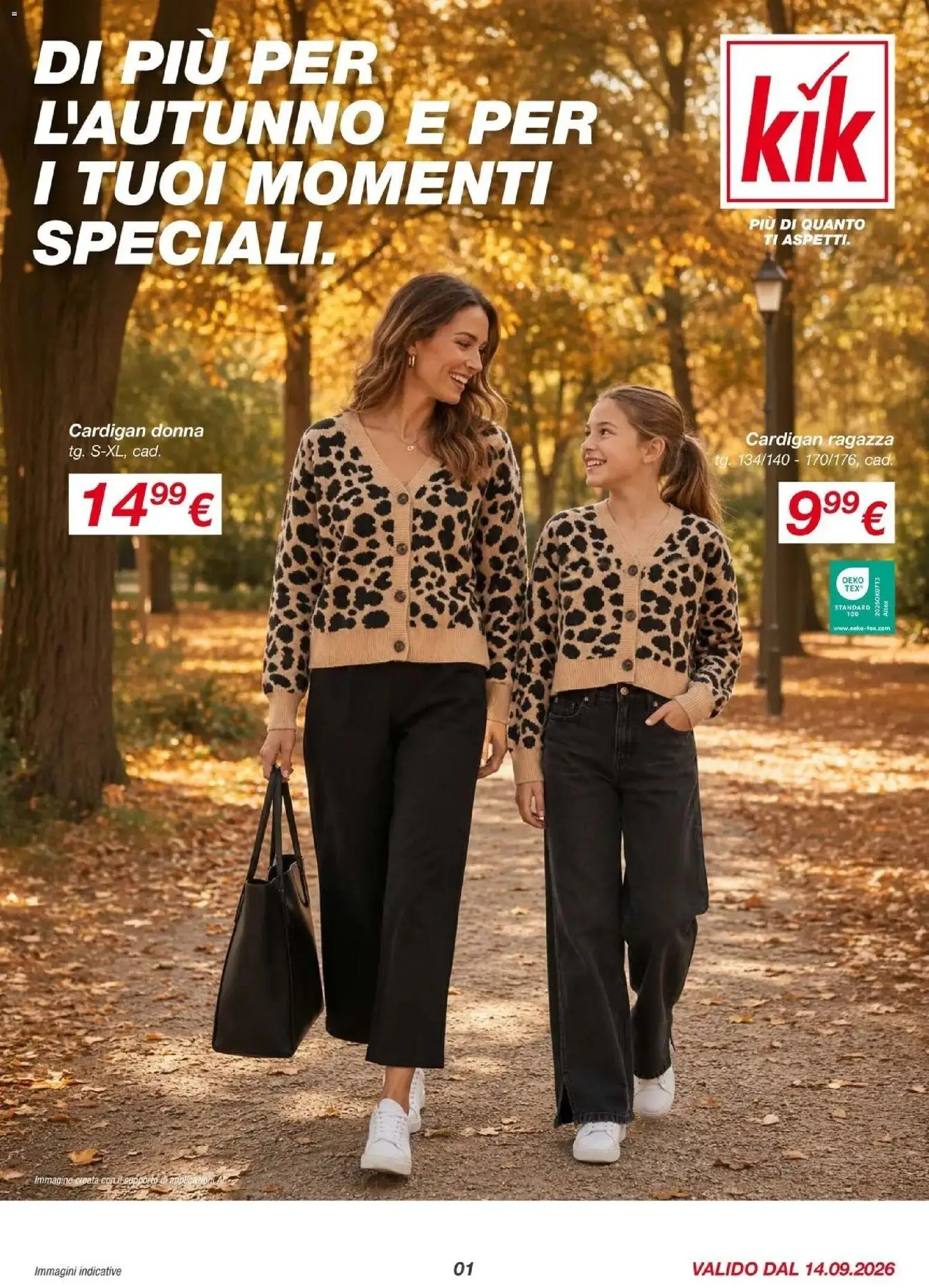 Nuovo KiK volantino Feltre (Bl) dal 11/09/2026 > offerte anteprima 🛍️ | Pagina: 1 | Prodotti: Cardigan