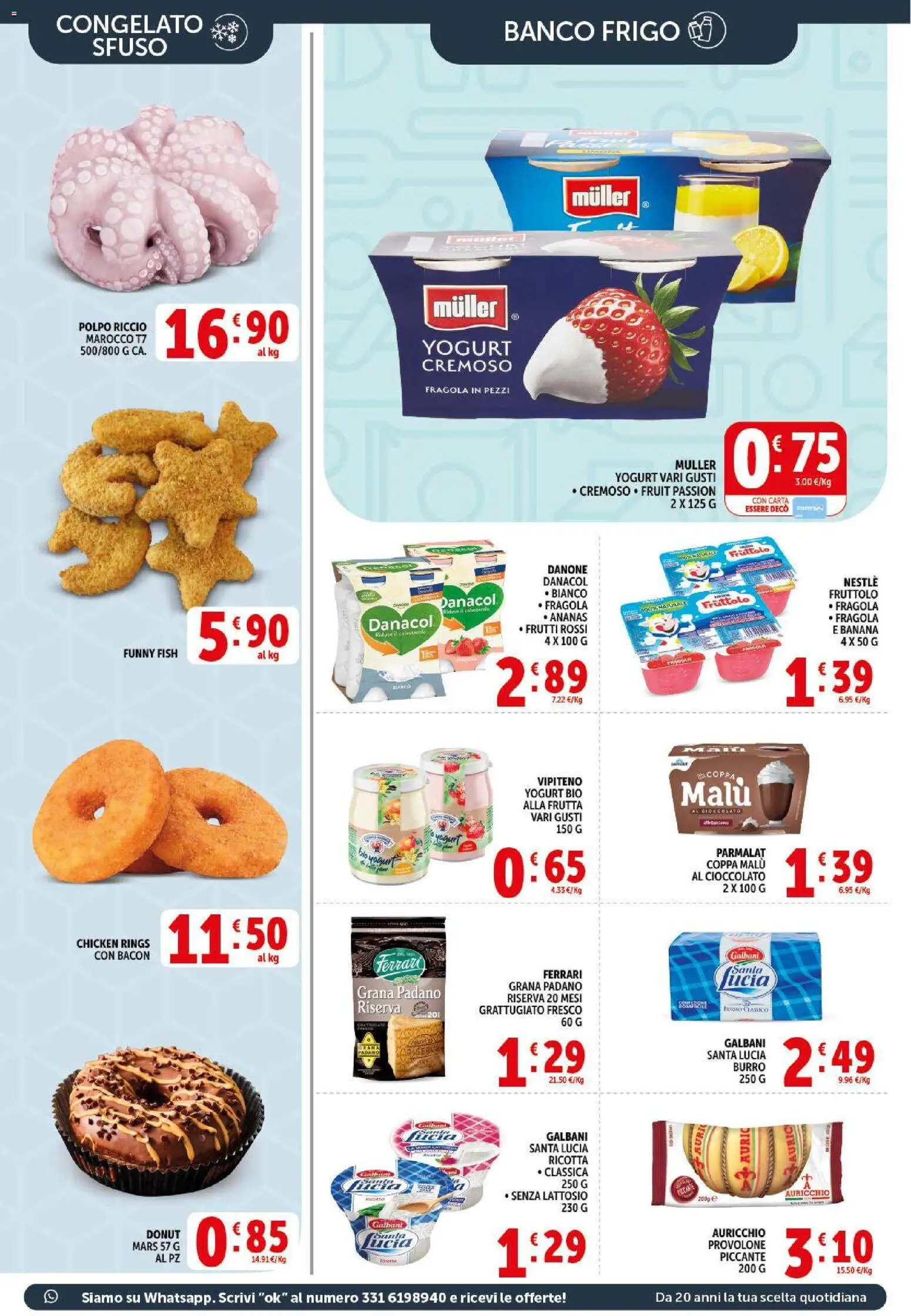 Volantino Decò del 29.05.2026 | Pagina: 11 | Prodotti: Provolone, Yogurt, Burro, Grana Padano