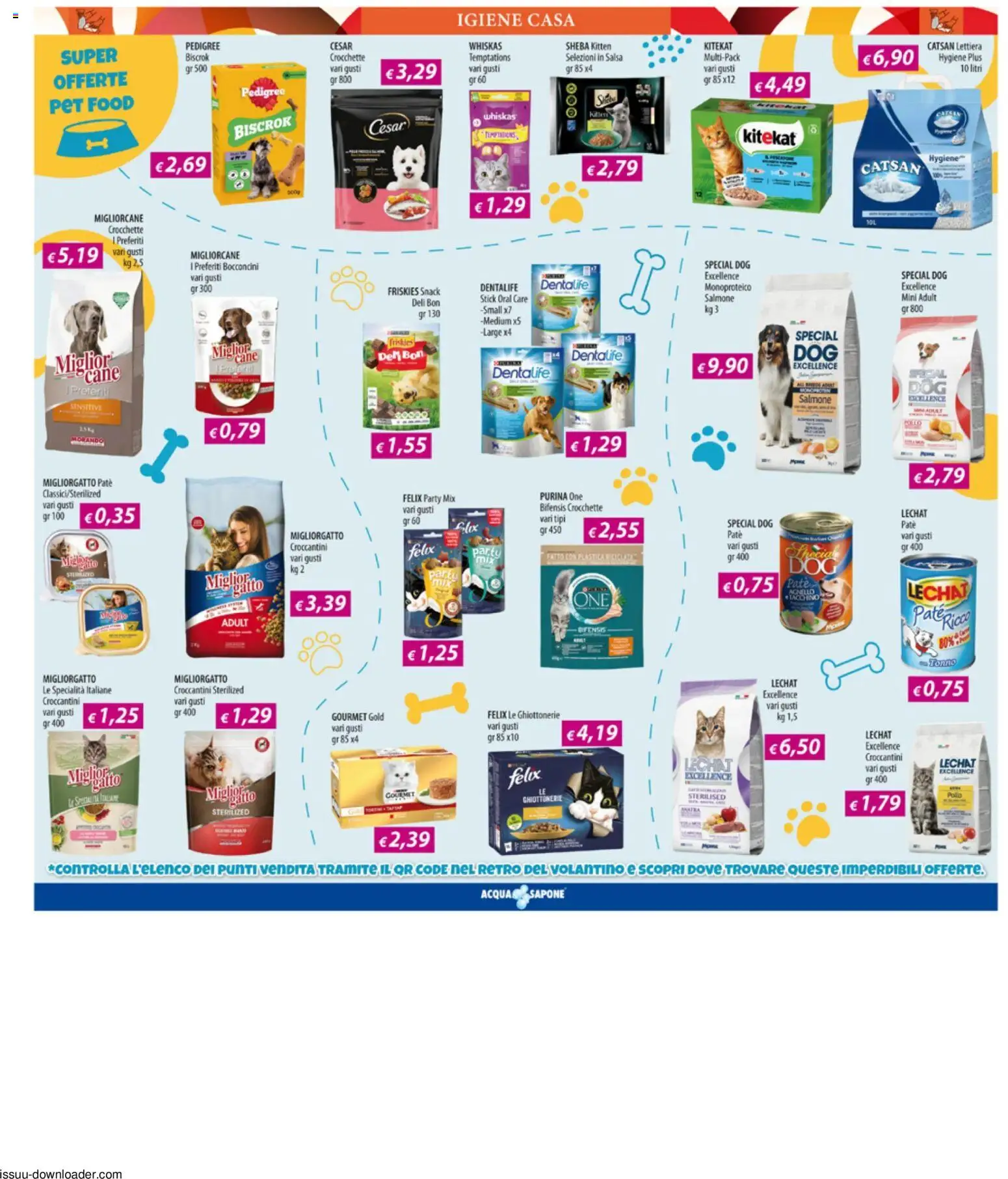 Volantino Acqua e Sapone del 29/06/2026 | Pagina: 17 | Prodotti: Paté, Salmone, Crocchette, Agnello