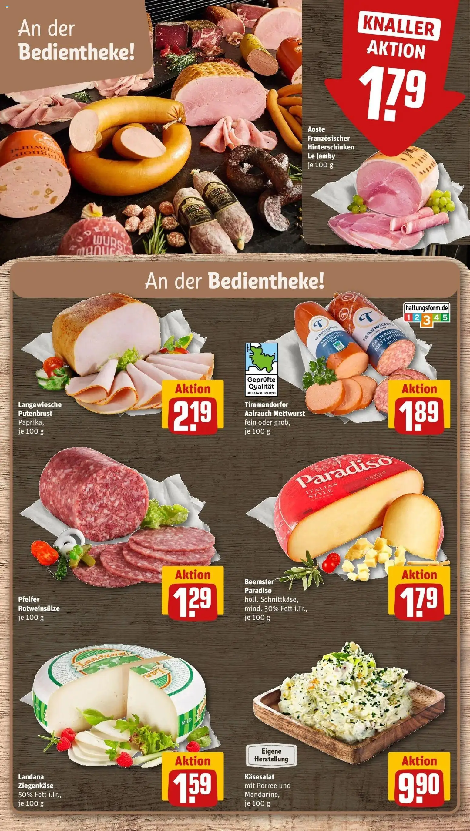REWE Prospekt ab 07.09.2026 zum Blättern » Angebote | Seite: 10 | Produkte: Putenbrust, Ziegenkäse, Wurst