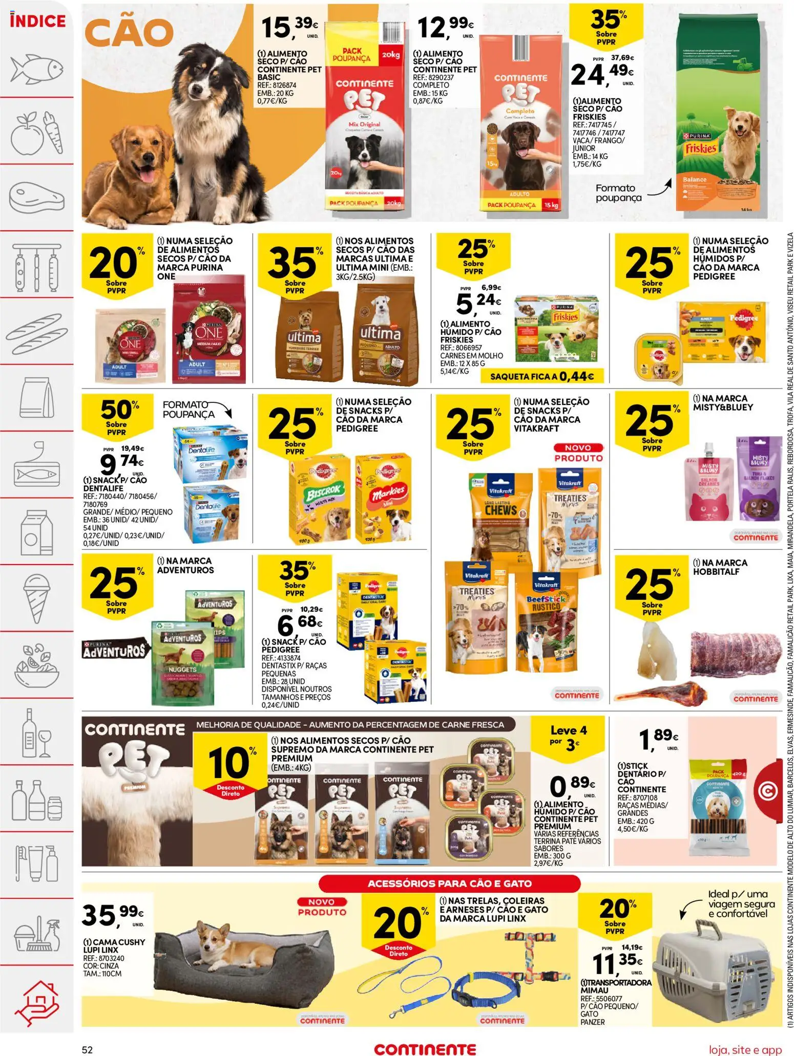 Continente folheto │ válido de 05.05.2026 | Página: 52 | Produtos: Cama, Carne, Nuggets