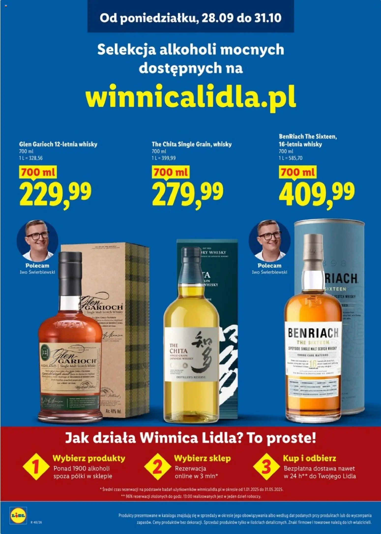 Lidl Katalog alkoholi mocnych od 28.09.2026 | Strona: 21 | Produkty: Scotch whisky, Whisky Single Malt, Whisky