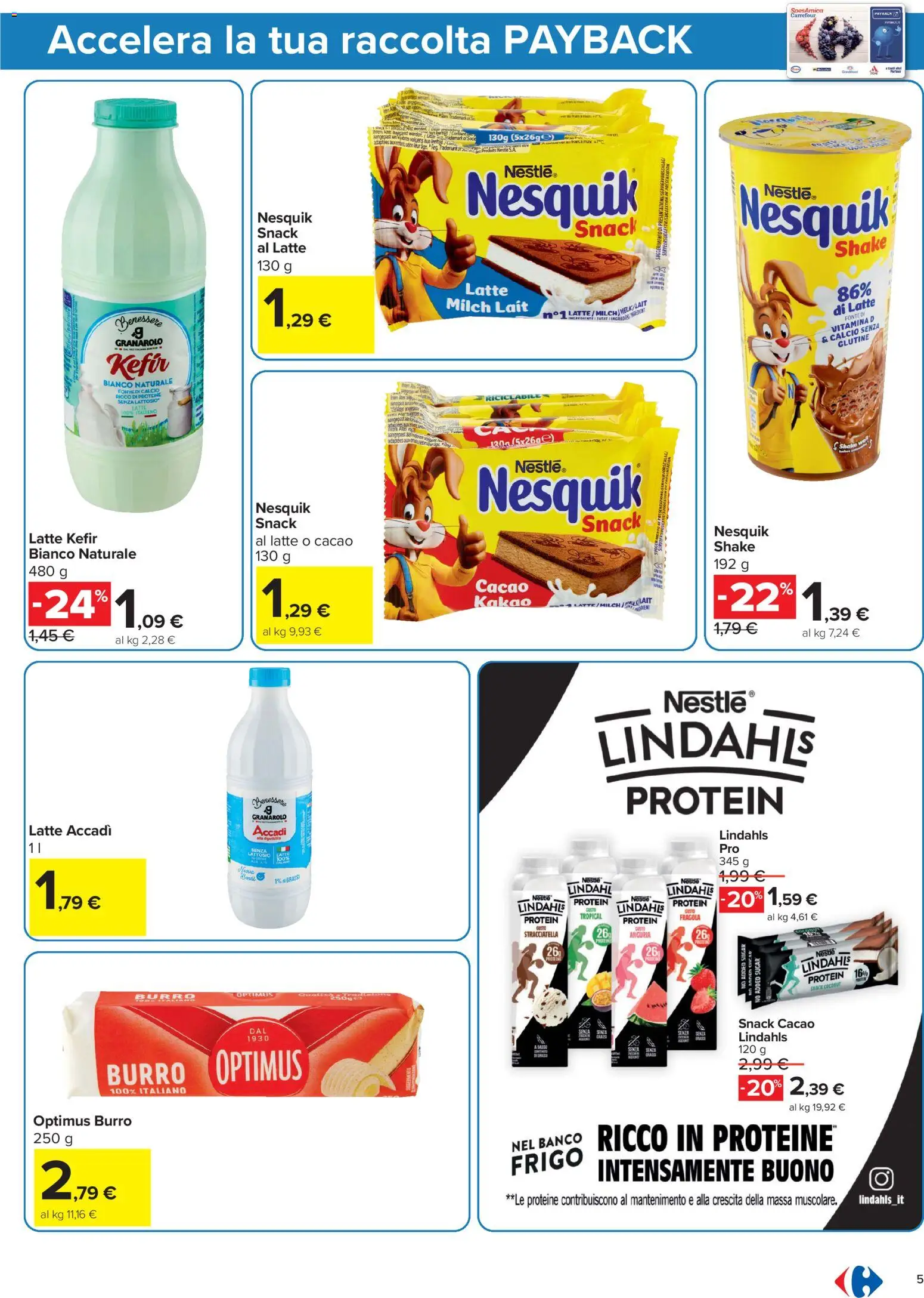 Volantino Carrefour del 05.06.2026 | Pagina: 5 | Prodotti: Burro, Anguria, Cacao, Stracciatella