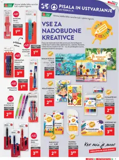 Spar katalog akcije – veljaven od 29.07.2026 | Stran: 9 | Izdelki: Barvice, Svinčnik, Pisala, Blok