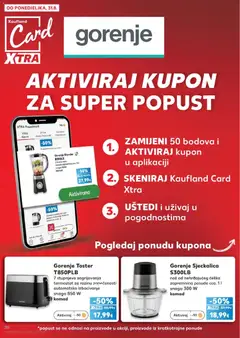 Kaufland - Split-Ravne njive - Pregled kataloga iz trgovine Kaufland, vrijedi od 14.10.2026 | Stranica: 30 | Proizvodi: Kuhalo za vodu, Toster, Termostat, Blender