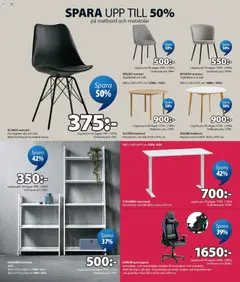 JYSK erbjudanden - Förhandsvisning av reklamblad från butik JYSK aktuell från 29/06/2026 | Sida: 22 | Produkter: Gamingstol, Skrivbord, Bokhylla