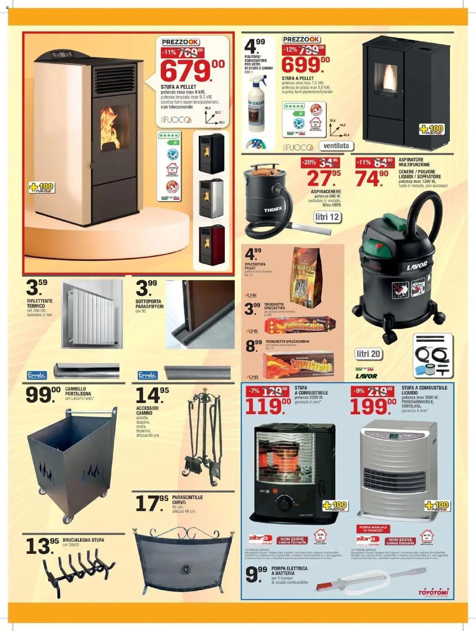 Nuovo Brico OK volantino attuale dal 08/10/2026 > offerte anteprima 🛍️ | Pagina: 4 | Prodotti: Telecomando, Stufa a pellet, Sgrassatore, Batteria
