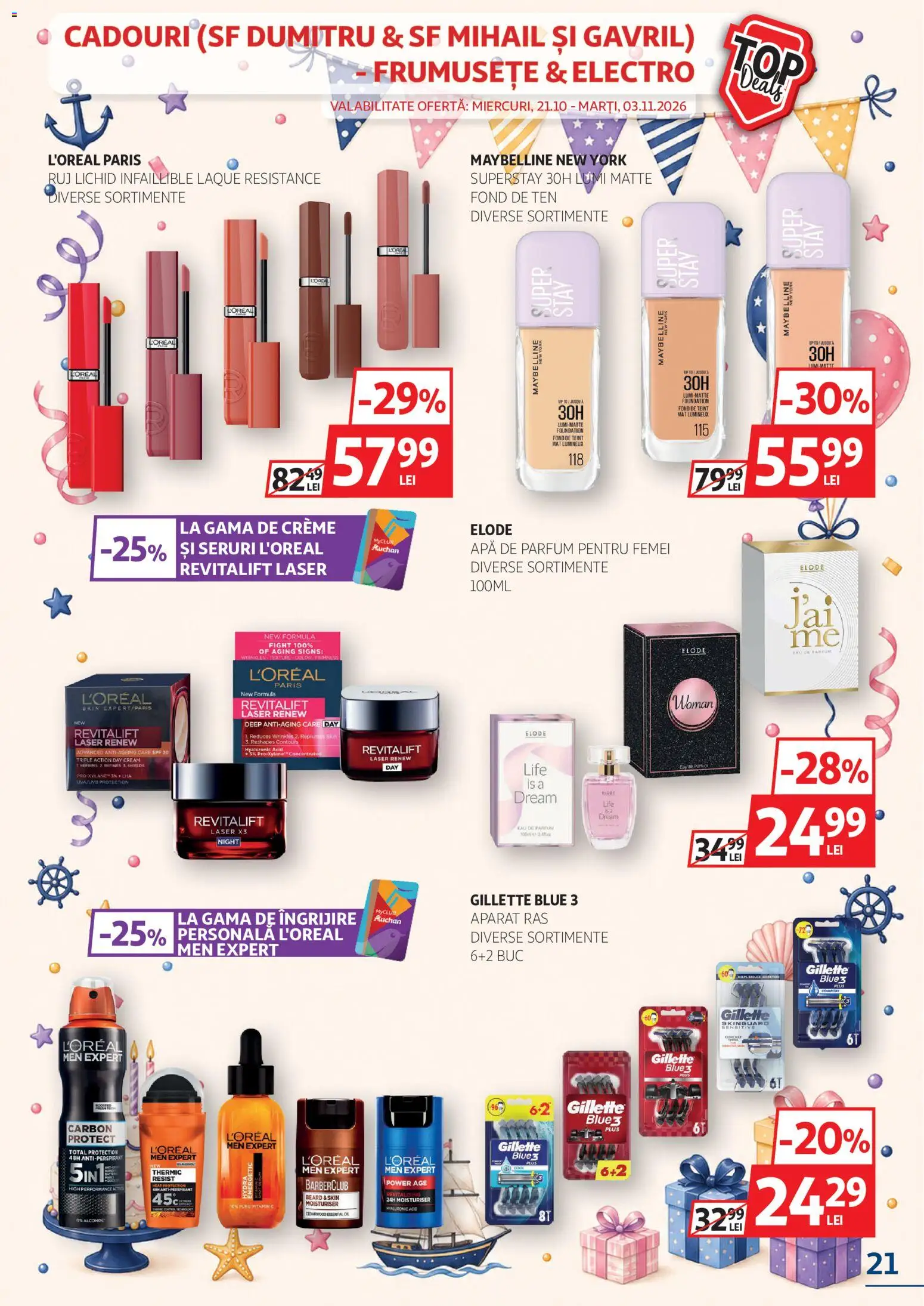 Noul catalog Auchan – valabil de la 21.10.2026 | Pagină: 21