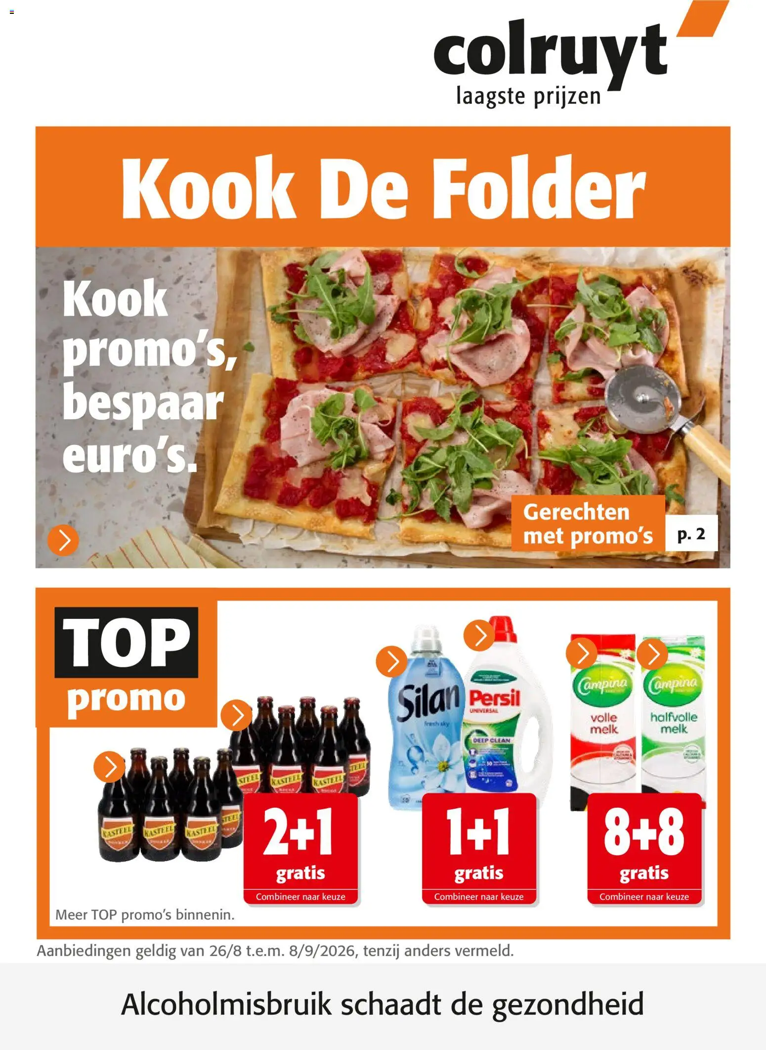 {H1} | Pagina: 1 | Producten: Volle melk, Melk