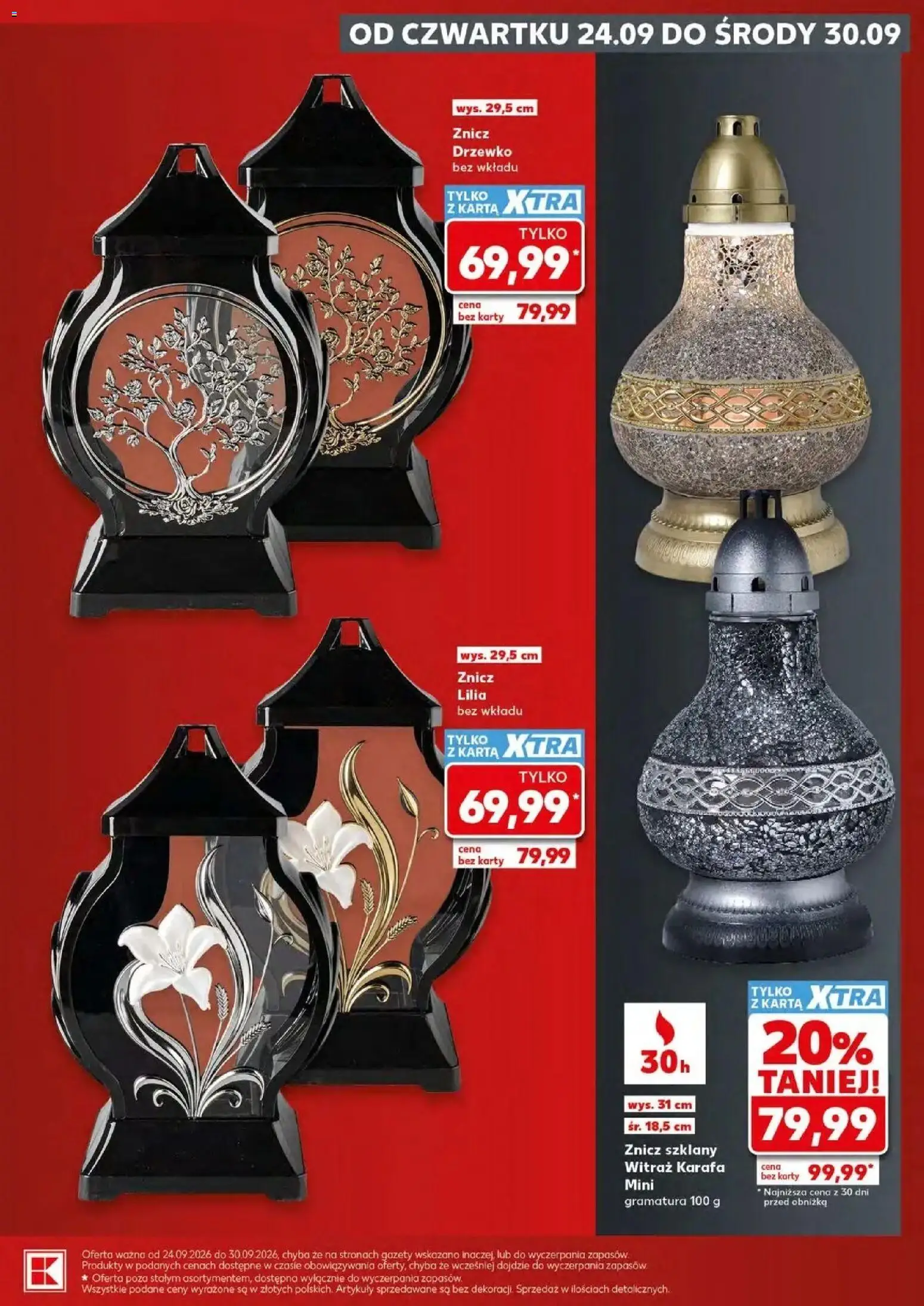 Kaufland gazetka - Znicze od 24.09.2026 - od jutra PDF | Strona: 13 | Produkty: Karta, Gazety