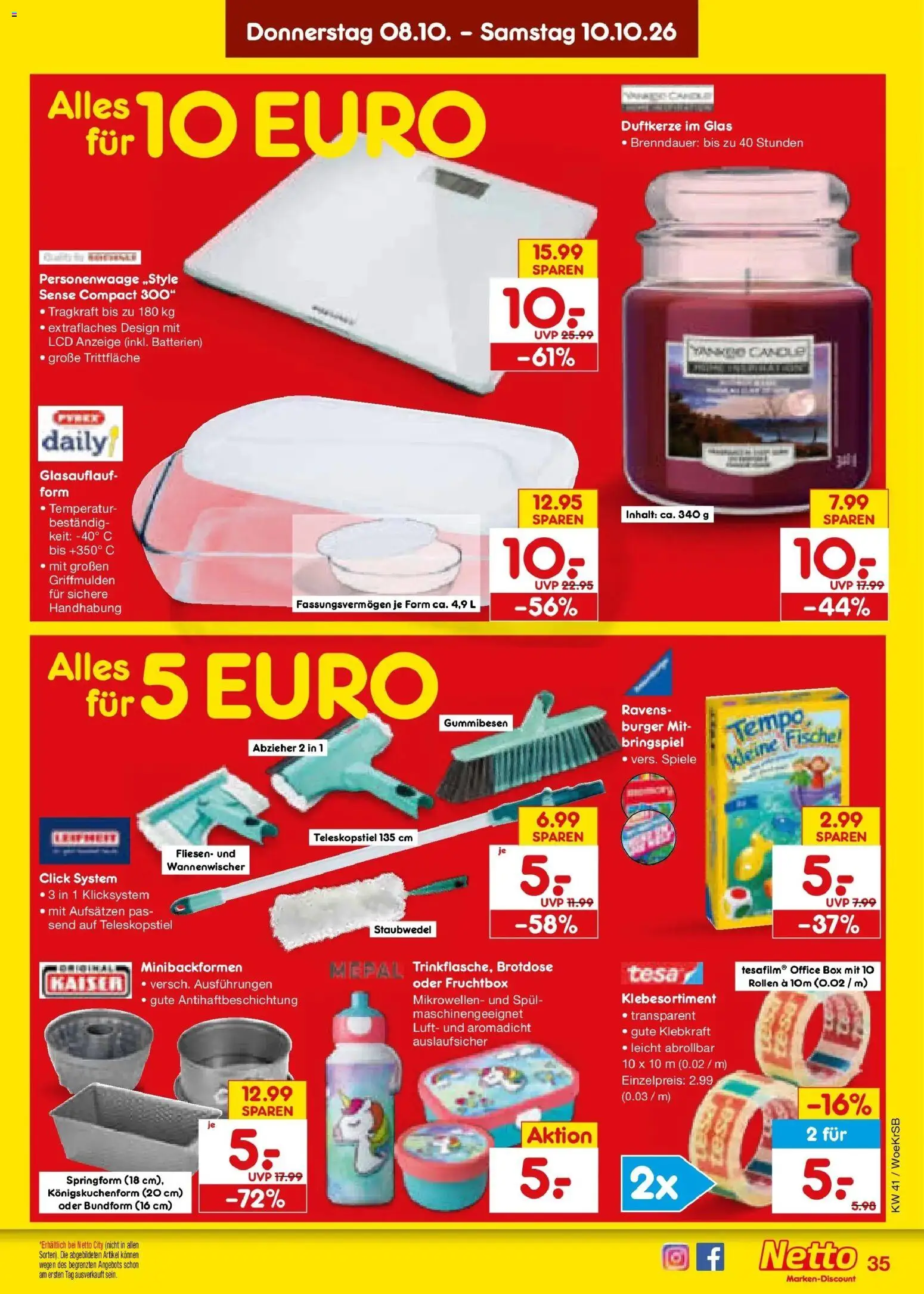 Netto Marken-Discount Prospekt Baesweiler (ab 05.10.2026) » Angebote | Seite: 43