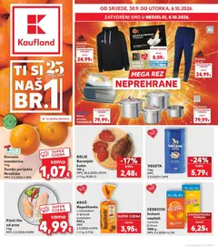 Kaufland HR akciós újság - amely érvényes a következő dátumtól: 2026.09.30.