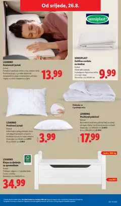 LIVARNO Prošiveni pokrivač, Komad, Kombinirani prošiveni pokrivač koji se sastoji od lagane ljetne i proljetne-jesenske varijante, Dimenzije: cca 140x200 cm, 17.99 € ili cca 200x200 cm, 23.99 € - Pregled kataloga iz trgovine Lidl, vrijedi od 24.08.2026 | Stranica: 39