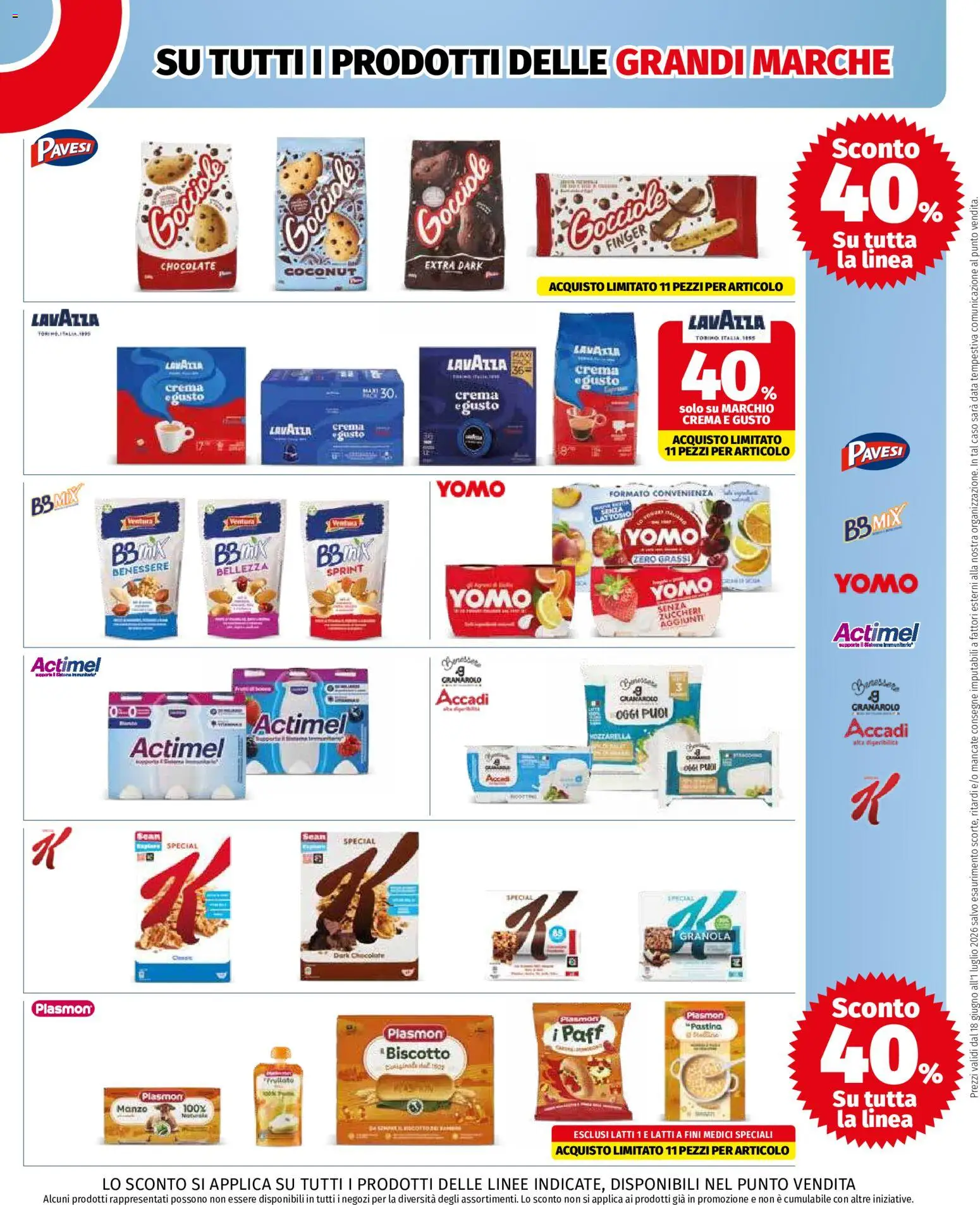 Volantino COOP del 18.06.2026 | Pagina: 4 | Prodotti: Crema, Manzo, Lavazza