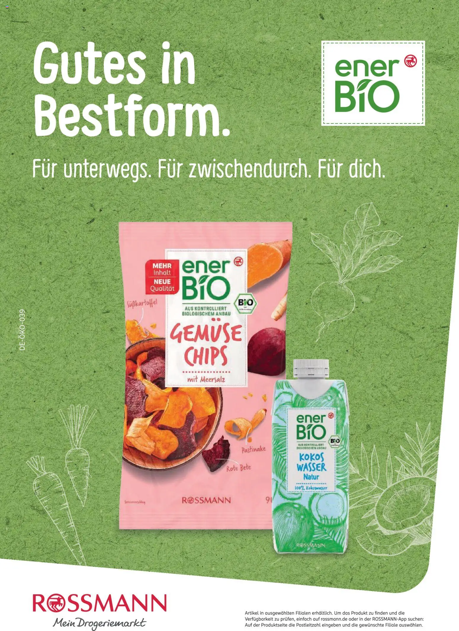 Rossmann Centaur – gültig ab 01.08.2026 | Seite: 77 | Produkte: Wasser, Gemüse, Chips