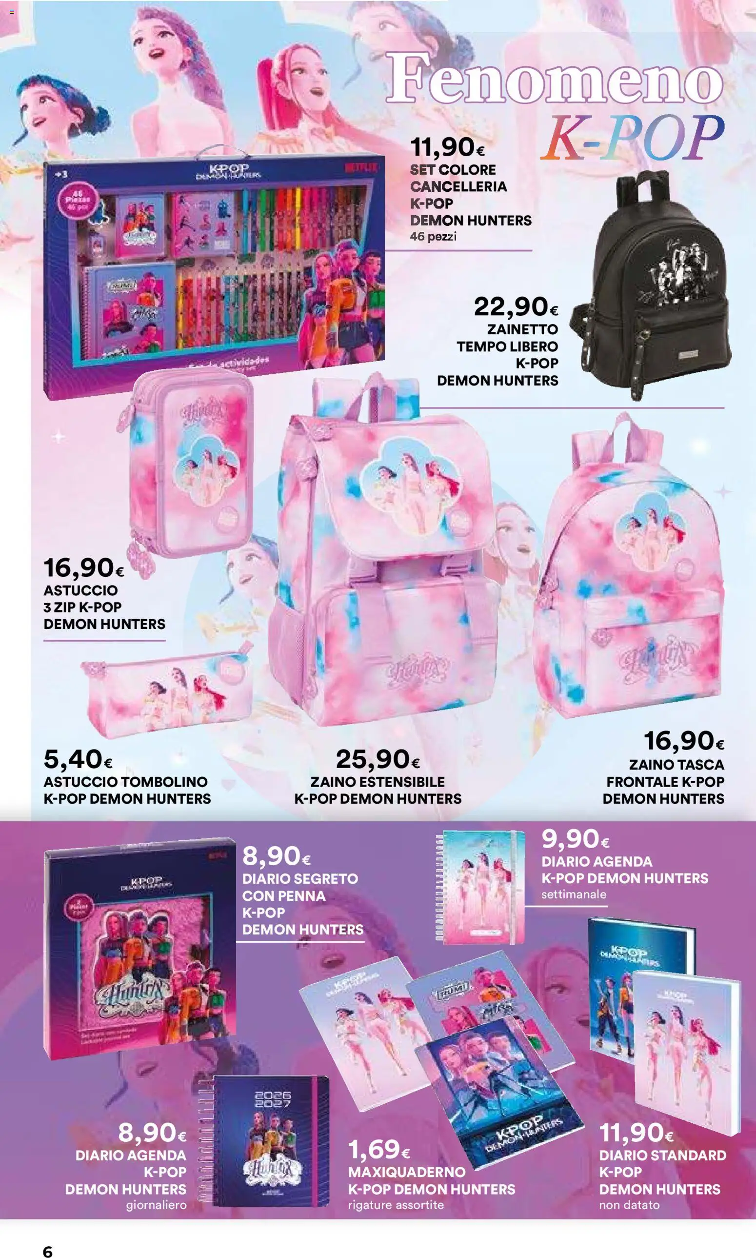 Volantino Ipercoop del 09/07/2026 | Pagina: 6 | Prodotti: Zaino, Astuccio